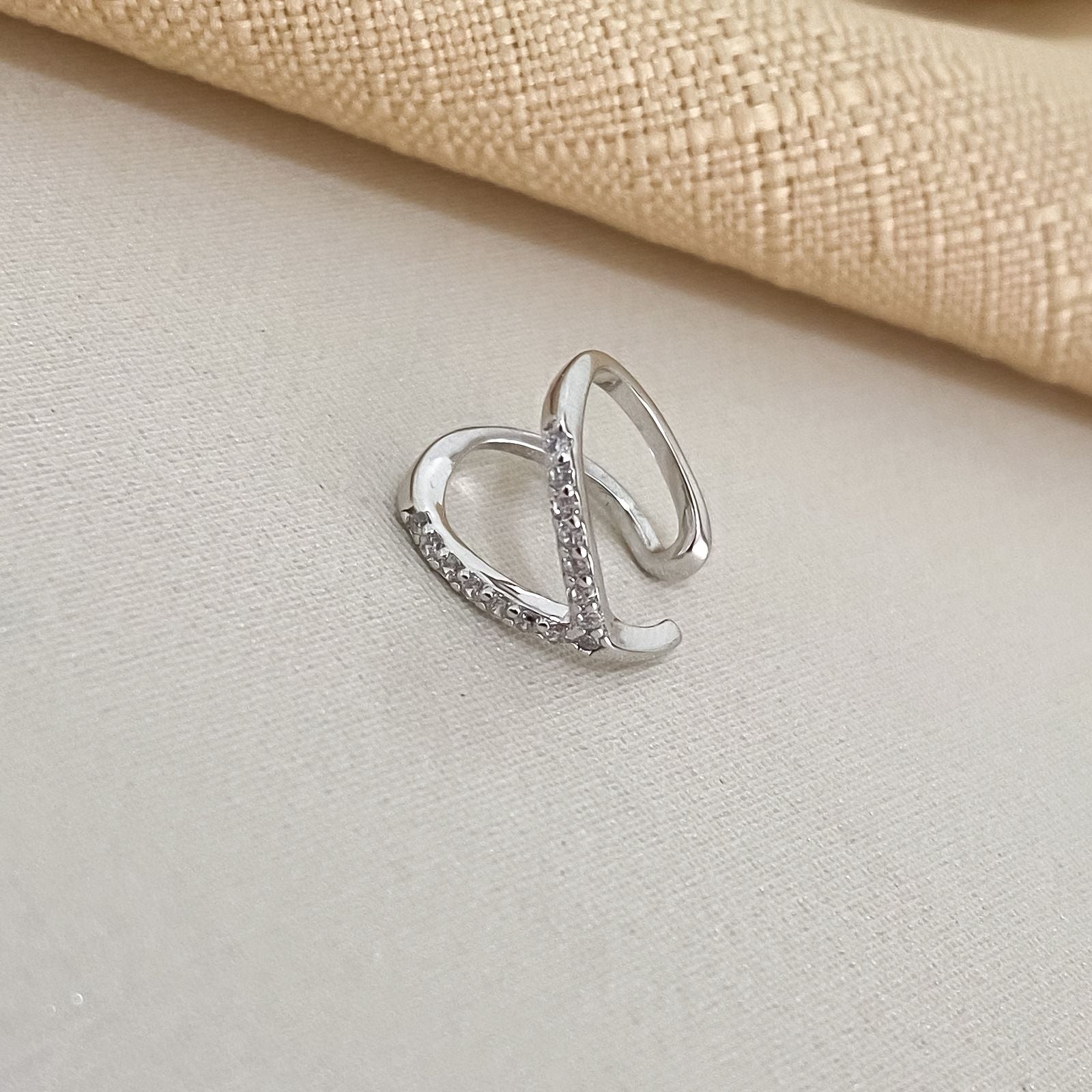Piercing Prata Liso/Cravejado