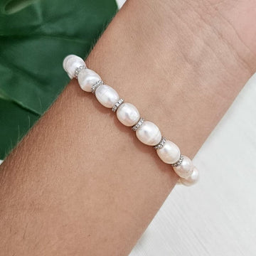 Pulseira Prata Perola