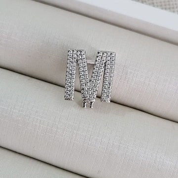 Pingente Prata Pulseira Letra M