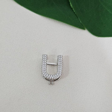 Pingente Prata Pulseira Letra U
