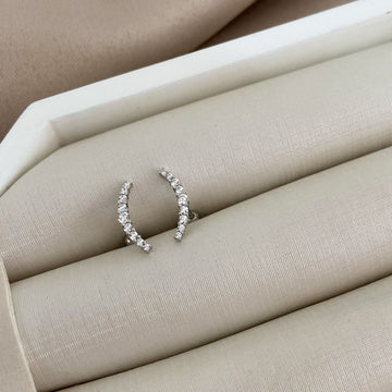 Piercing Prata em Pedras 2mm