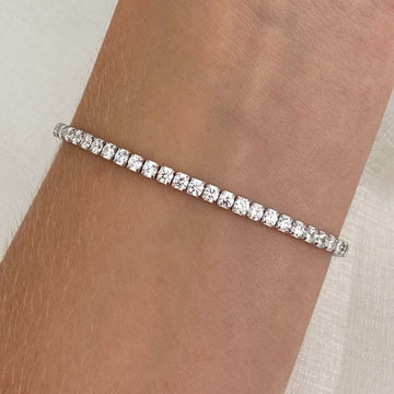 Pulseira Prata Riviera Cristal