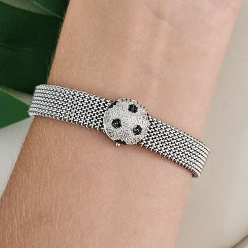 Pingente Prata Pulseira Bola