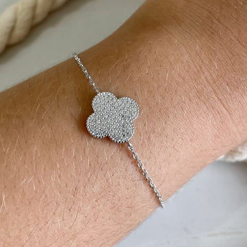 Pulseira Prata Virginia Cravejada