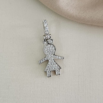 Pingente Prata Menina