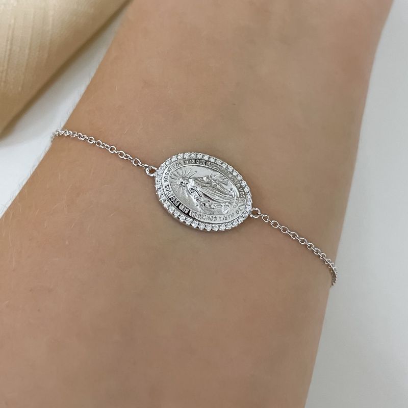 Pulseira Prata N Sra Graças