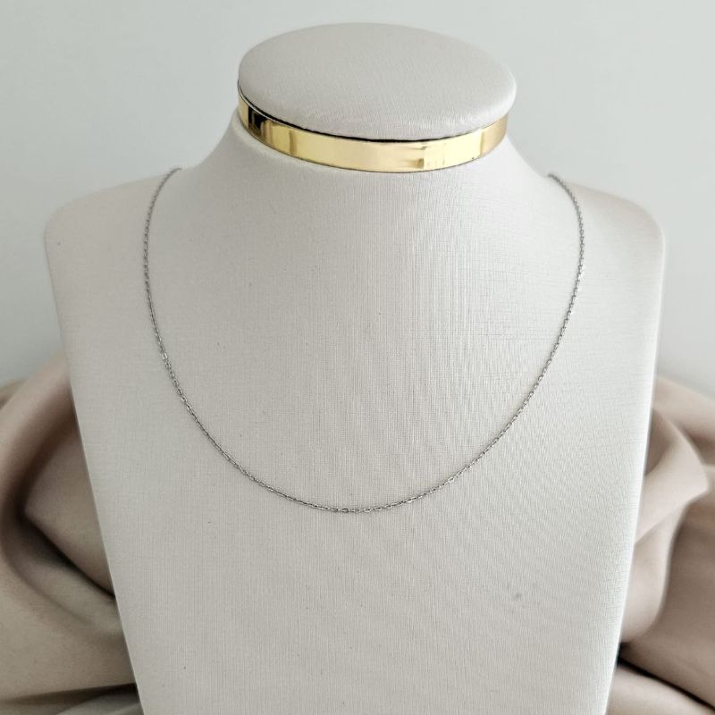 Corrente Prata Cartier 50cm