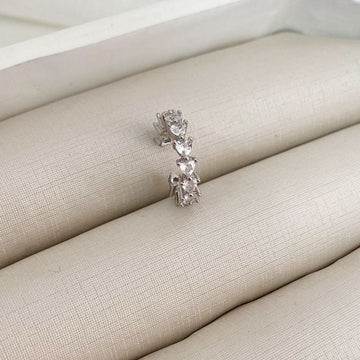 Piercing Prata Coração
