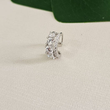 Piercing Prata Pedra Cravejado