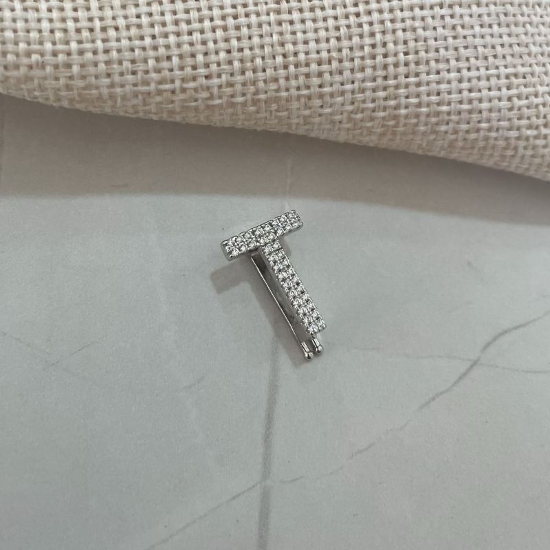 Pingente Prata Pulseira Letra T