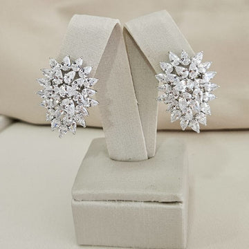 Brinco Prata Earcuff Cristal