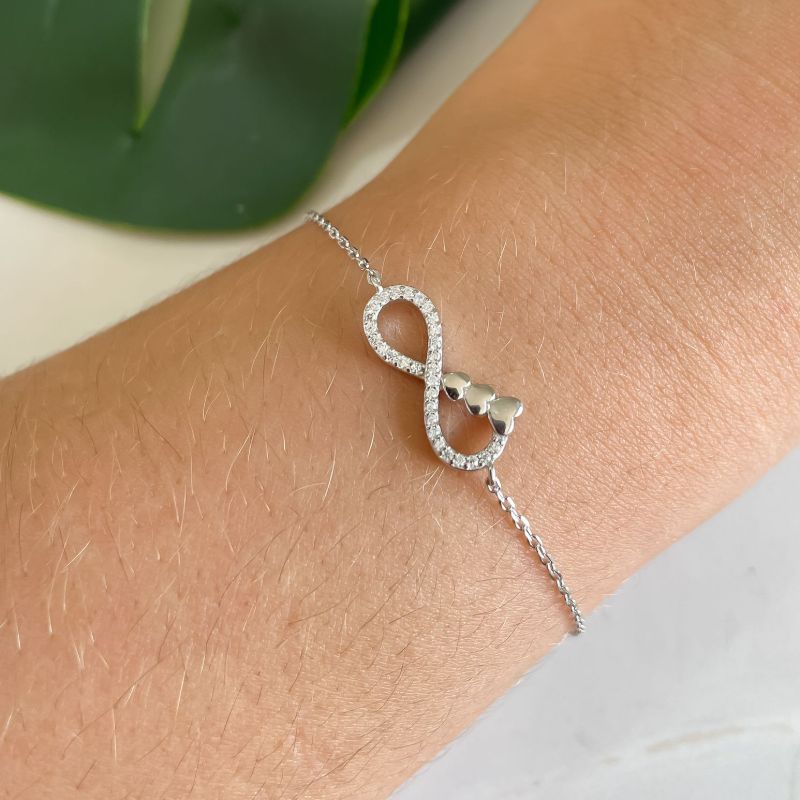 Pulseira Prata Infinito