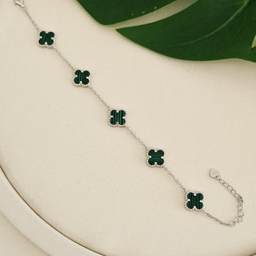 Pulseira Prata Virginia Verde