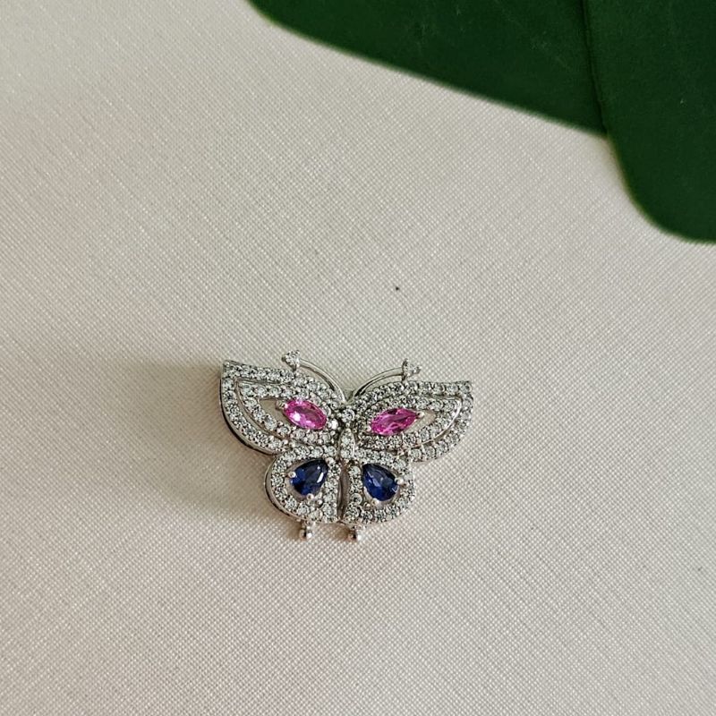 Pingente Prata Pulseira Borboleta