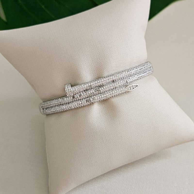 Bracelete Prata Prego