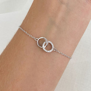 Pulseira Prata Liso/Cravejado