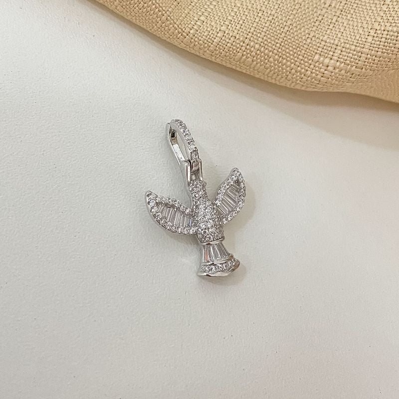 Pingente Prata Divino Cravejado