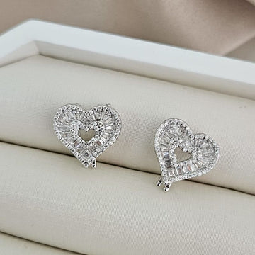Pingente Prata Pulseira Coração 1mm
