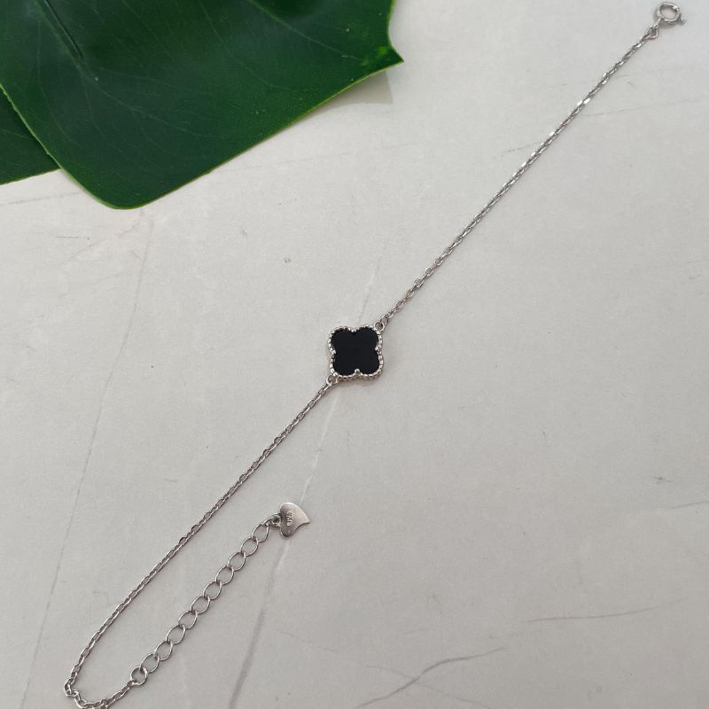 Pulseira Prata Virginia Preta