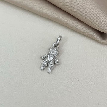 Pingente Prata Menino Cristal