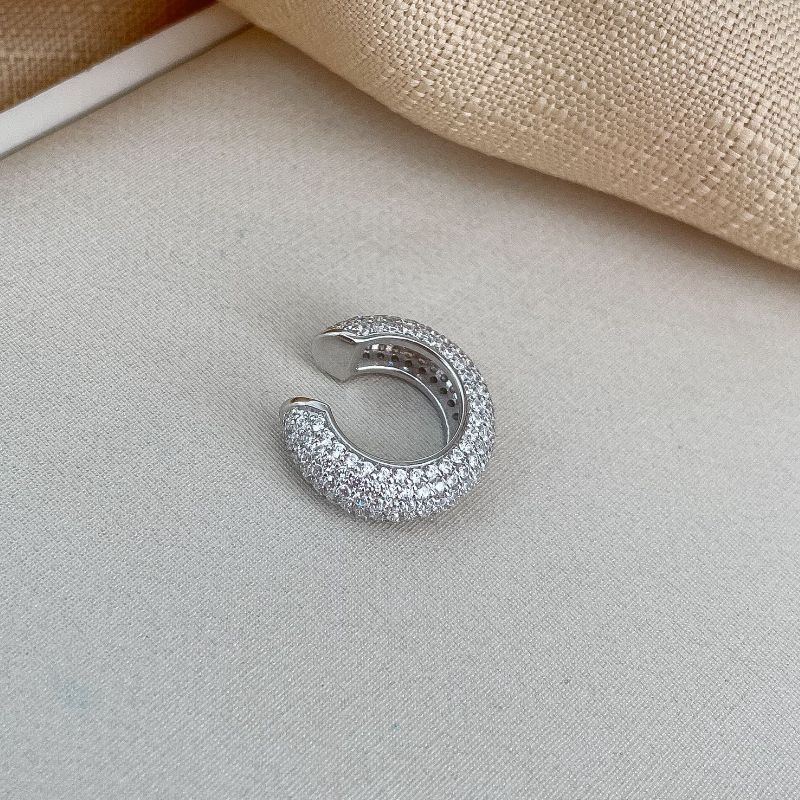 Piercing Prata Cravejado