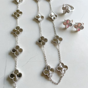 Conjunto Prata Virginia Liso