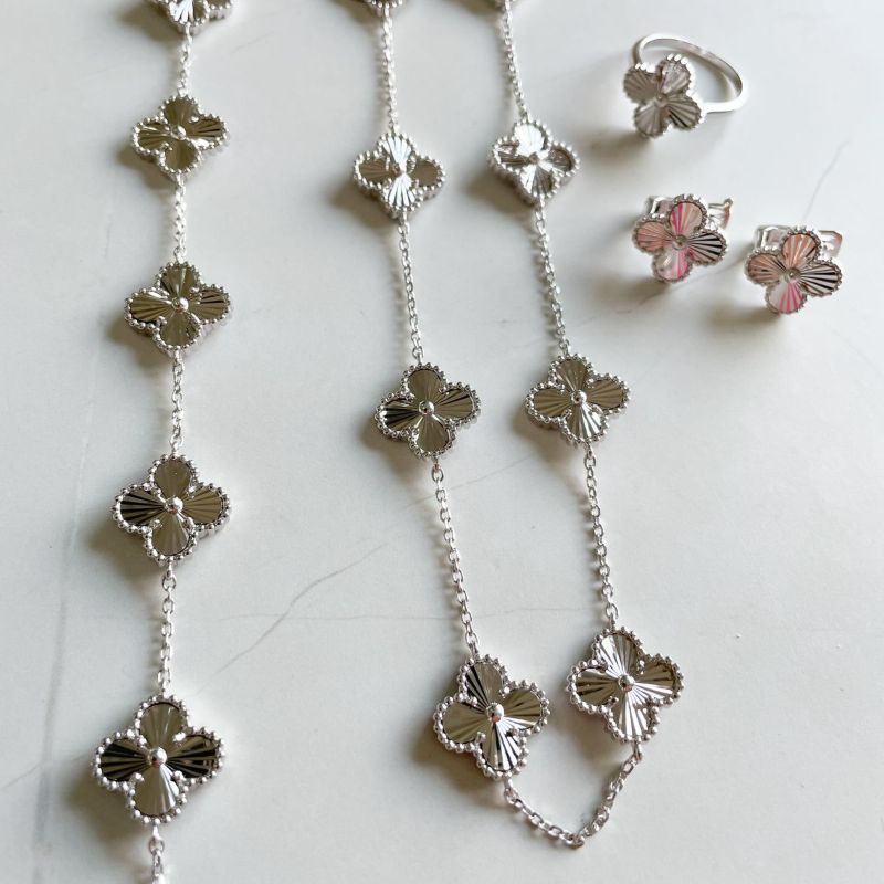 Conjunto Prata Virginia Liso