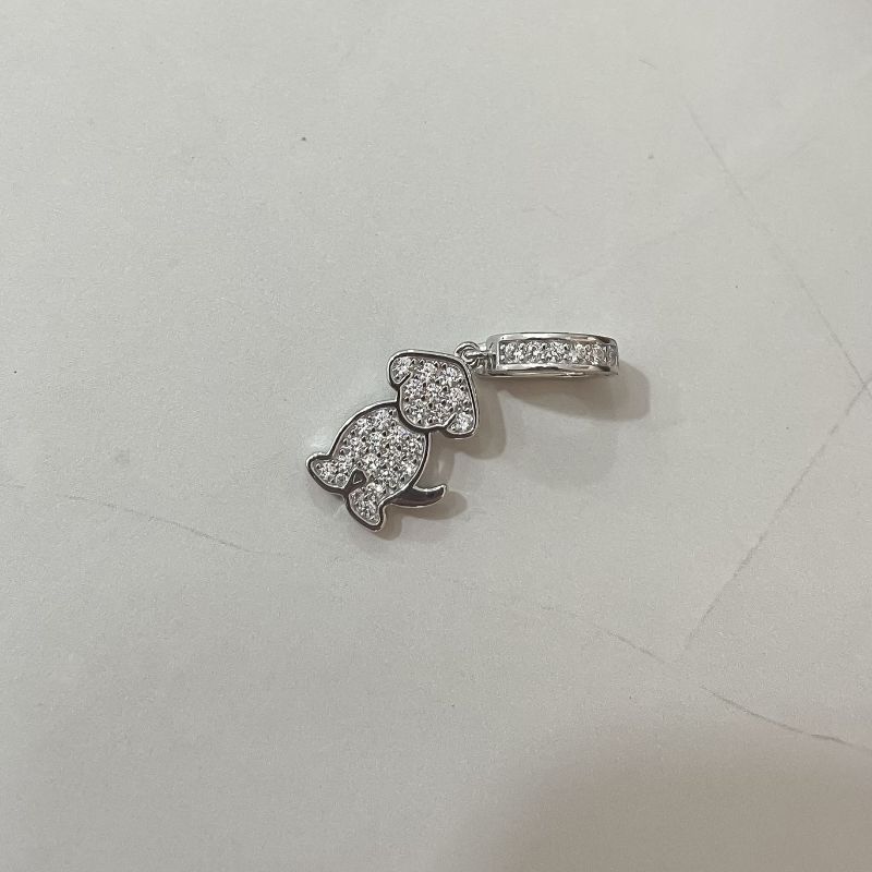 Pingente Prata Cachorro P/Colar