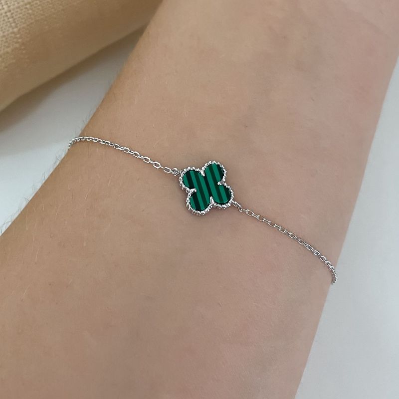 Pulseira Prata Virginia Verde