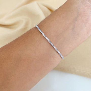 Pulseira Prata Reviera P 16cm