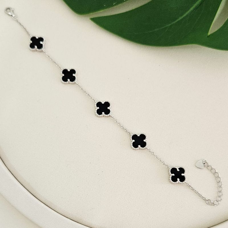 Pulseira Prata Virginia Preto