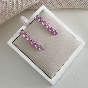 Brinco Prata Earcuff Coração