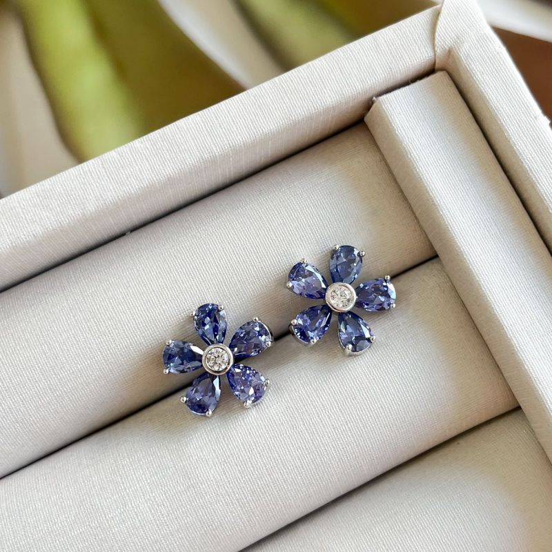 Brinco Prata Flor