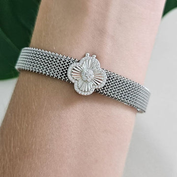 Pingente Prata Pulseira Virginia