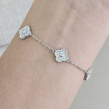 Pulseira Prata Virginia Cravejada
