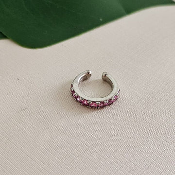 Piercing Prata Cravejado