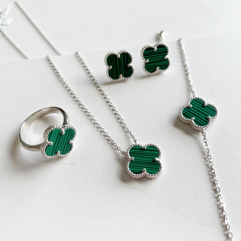 Conjunto Prata Virginia Verde