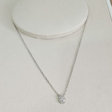 Gargantilha Prata Pedra Cristal Cravejada