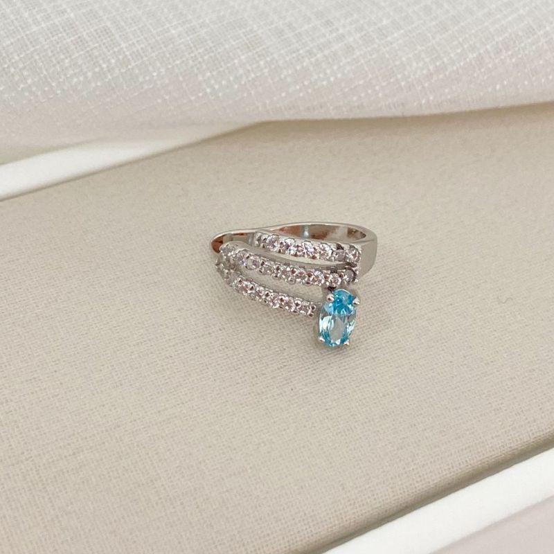 Piercing Prata 1 Pedra Cravejada