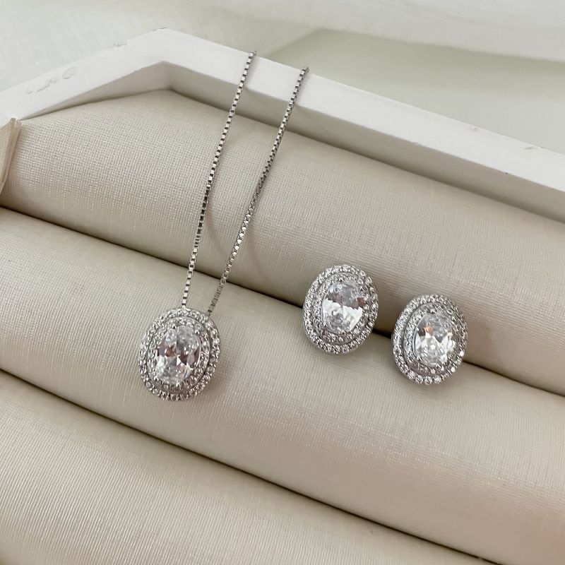 Conjunto Prata P Redonda Cristal