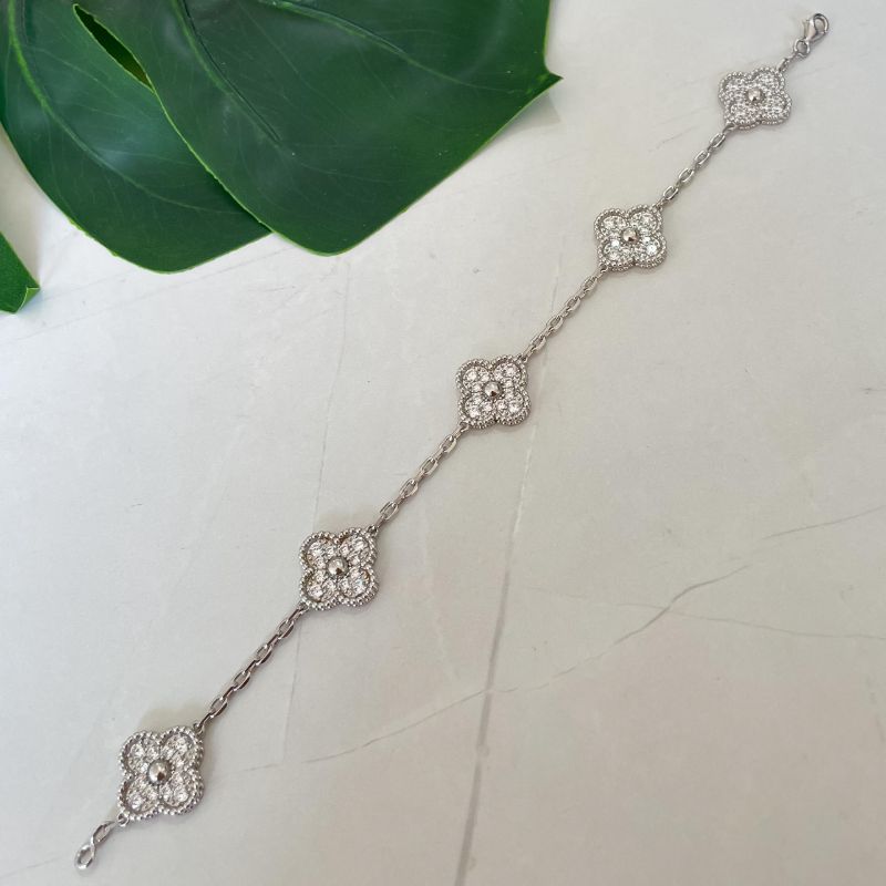 Pulseira Prata Virginia Cravejada