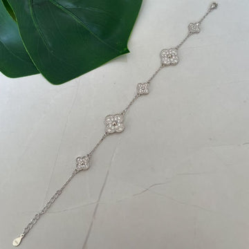 Pulseira Prata Virginia Cravejada
