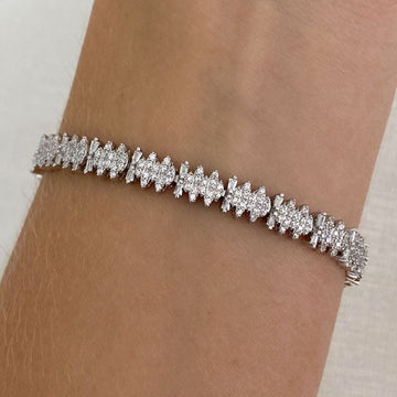 Pulseira Prata Cravejada