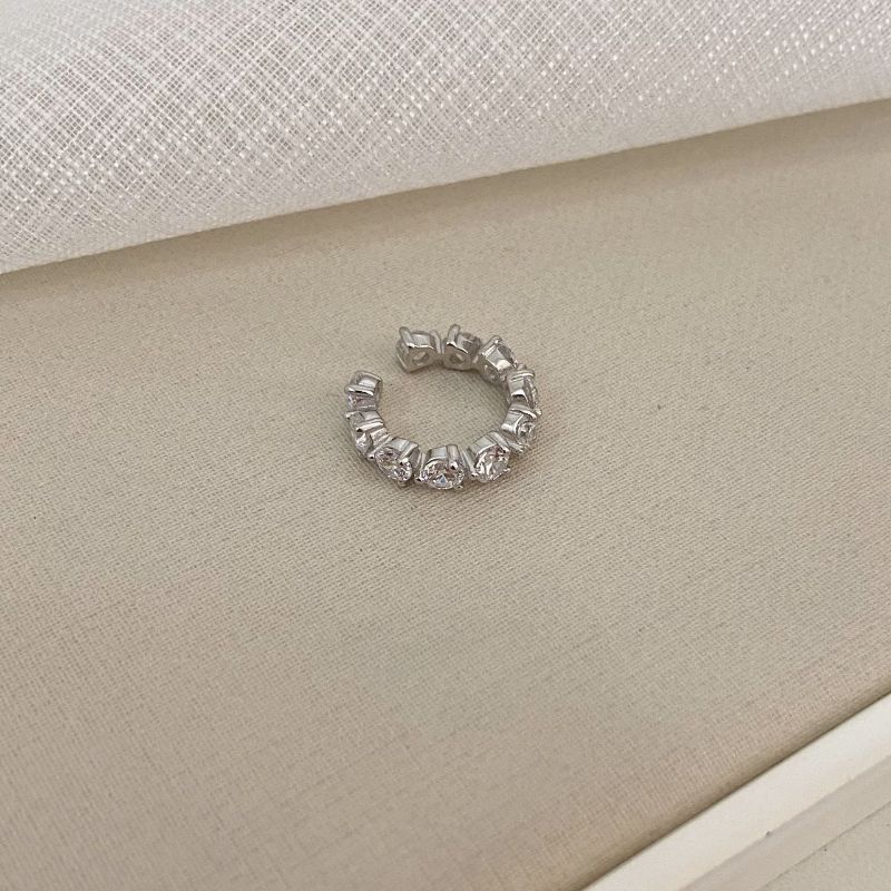 Piercing Prata em Pedras 3mm