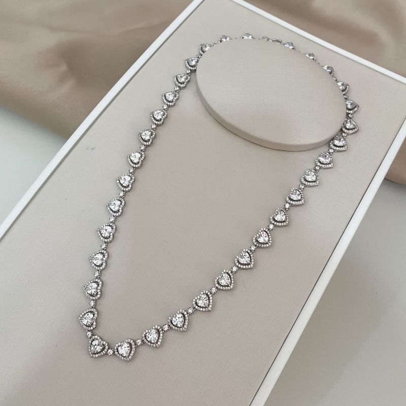 Gargantilha Prata Riviera 42cm
