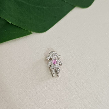 Pingente Prata Pulseira Menina