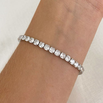 Pulseira Prata Riviera Cristal