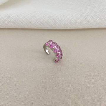Piercing Prata Pdr Rosa Claro