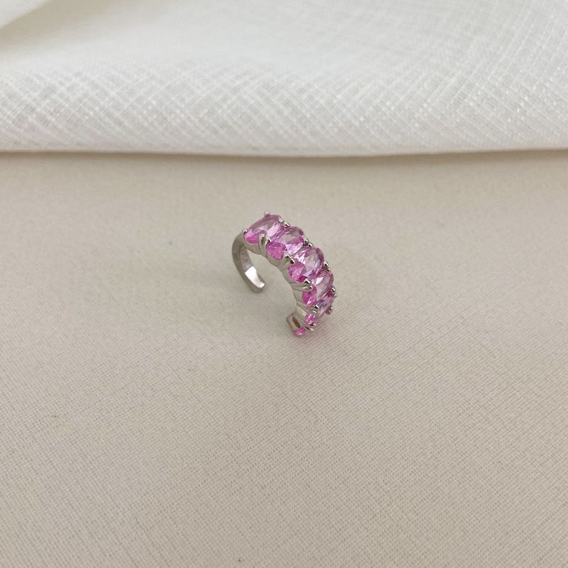 Piercing Prata Pdr Rosa Claro