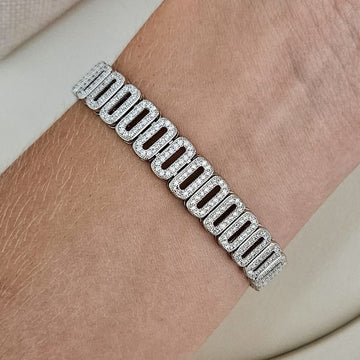 Pulseira Prata Cravejada